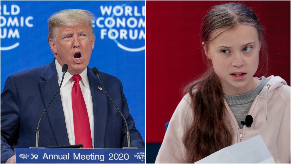 Грязный маленький секрет Давоса-2020 и Грета Тунберг Трамп и Грета
