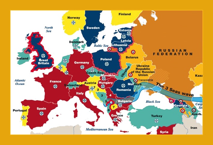 Очередной план передела Европы: Ось Лондон - Анкара, вокруг которой должны крутиться Варшава, Киев, Кишинёв и, в перспективе, прибалты