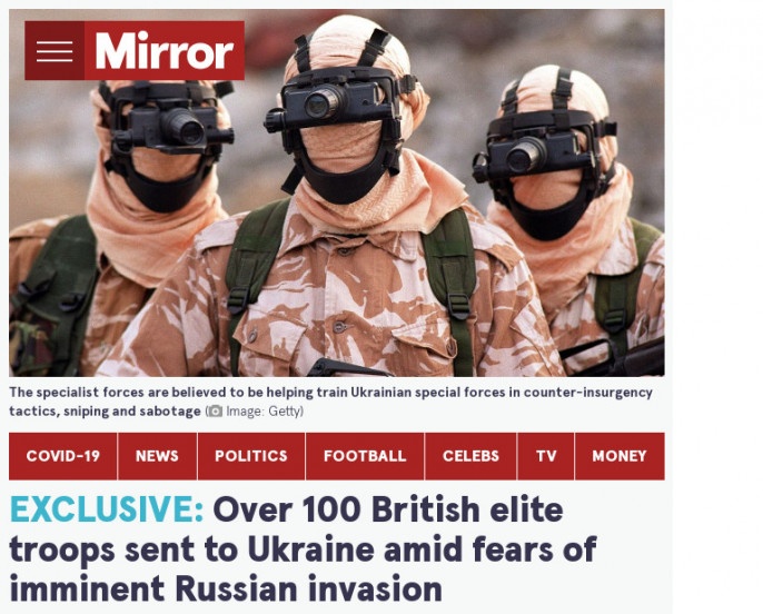 "Подготовка диверсий": Великобритания перебросила на Украину элитный спецназ