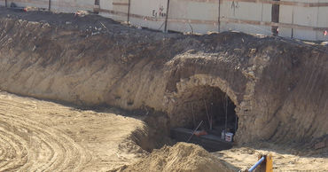В Кишиневе обнаружен вымощенный известняком старинный подземный ход