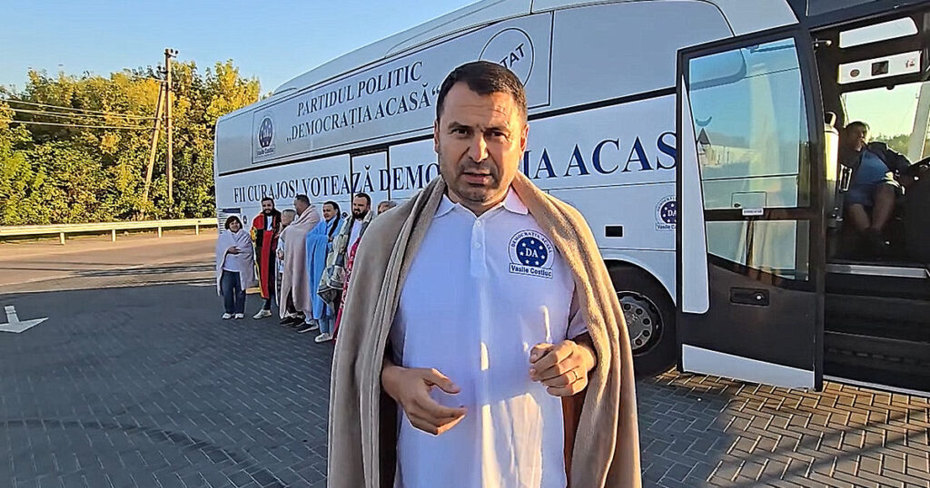 В Молдове полиция задержала автобус с членами оппозиционной партии