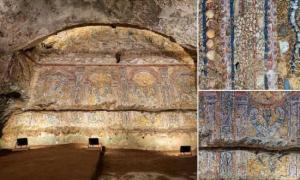 Рядом с римским Колизеем обнаружен 2000-летний римский дом с "бесподобной" мозаикой из ракушек, мрамора и драгоценного стекла
