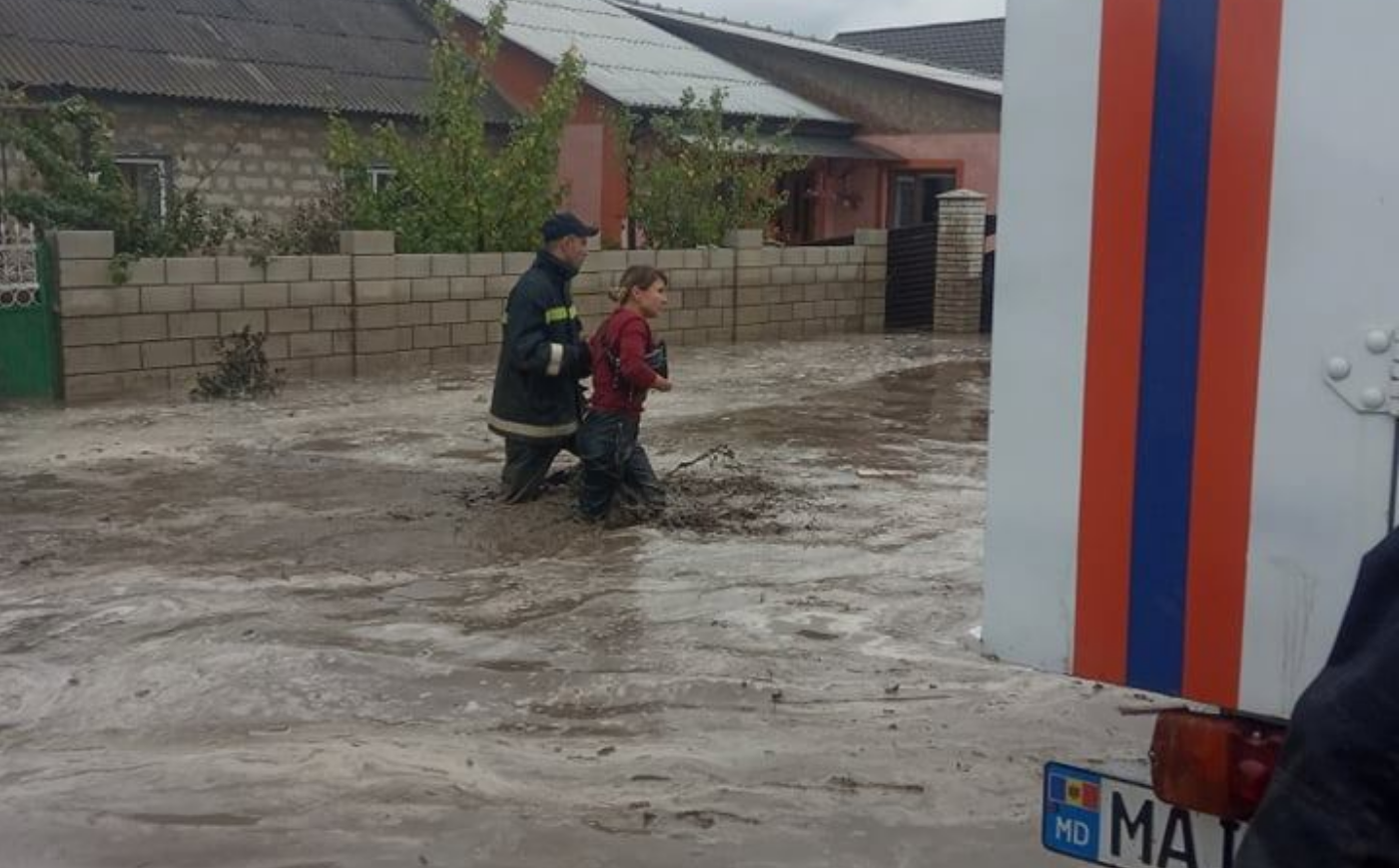 Сильные ливни вызвали наводнение на юге Молдовы