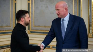 Постпред США при НАТО Уитакер призвал Зеленского завершить конфликт